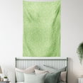 thumbnail image 4 of Lime Green Tapestry, Triangles Geometry Figures Modern Digital Pyramids Soft Icons Graphic, Wall Hanging for Bedroom Living Room Dorm Decor, 60W X 80L Inches, Pale and Fern Green, by Ambesonne, 4 of 5