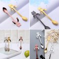 thumbnail image 2 of Coofit Coffee Spoon Stainless Steel Hanging Cat Design Espresso Spoon Dessert Spoon, 2 of 6