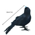 thumbnail image 2 of Nrmvnmi Realistic Crows, Real Touch Black Feathered Crows, Halloween Decorations,Artificial Handmade Feathered Raven, Halloween Party Decor Prop Outdoors and Indoors Decoration, 2 of 8