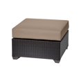 thumbnail image 1 of TKC Barbados Patio Wicker Ottoman in Wheat, 1 of 6