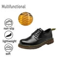 thumbnail image 4 of Mens Leather Oxfords Lightweight Lace-up Loafers Casual Business Work Shoes Fashion Formal Shoes Black 7 US, 4 of 7