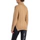 thumbnail image 3 of Suéteres de punto de cable de INSPIRE CHIC para mujer con diseño asimétrico y cuello alto de manga larga, 3 of 6