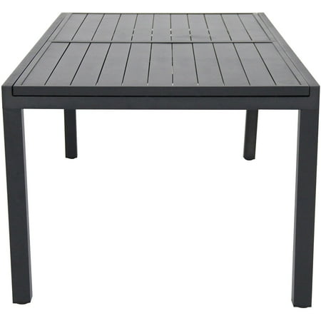 Hanover Naples 11-Piece Outdoor Dining Set, Gray, NAPDN11PCHB-GRY