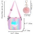 thumbnail image 4 of Insulated Lunch Box Bag for Kids Girls, Pink Lunch Bag with Water Bottle Holder, Portable Girl's Lunchboxes for School with Shoulder Strap, Durable Meal Prep Tote Kit Zipper Bag, 4 of 6
