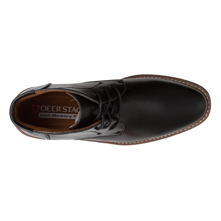 Deer Stags Mens Williamsburg Chukka Boots‎ Black Plain Toe Lace Up Dress Shoes 71H0-+9u6ML._AC_SY300_QL30_.jpg main image 3
