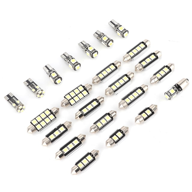 LED Light Autor LED para el Interior del Automóvil T10 5W Consumo Bajo 23 Piezas para la Puerta de la Matrícula Interior