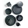 thumbnail image 2 of Lorren Home Trends Gray Stoneware Dinnerware Set, 16 Piece, Service for 4, Microwave and Dishwasher Safe, 2 of 6