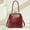 Wine, variant on Small Shoulder Bags - Crossbody Purses for Women - Artificial Leather Handbag Clutch Hobo Purse -Brown