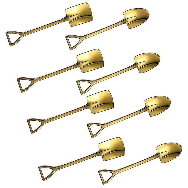 Juego de Cucharas de Postre YONGSHENG de Acero Inoxidable en Forma de Pala