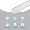 thumbnail image 3 of Acrylic Pipe Clear Rigid Round Tube 18mm ID 22mm OD 14" for Lamps and Lanterns, Water Cooling System, 3 of 6