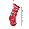 thumbnail image 6 of Knitted Festive Christmas Stocking for Christmas Tree Hanging Decor, Soft Wool Gift Sock Ornament for Fireplace Mantel and Home, 6 of 6