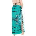 thumbnail image 3 of HAPPY BAY Women's Beachwear Summer Beach Wrap Bikini Wraps Sarong Coverups Skirt Bathing suit Swim Cover up Swimwear Coverups for Women One Size Shamrock Green, Tie Dye, 3 of 5