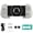 White, variant on Cooling Fan Handheld Gamepad with Stretch Grip, 5.2 Wireless Pairing and Console Button Layout for Home Travel