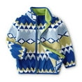 thumbnail image 2 of Cethrio Kids Boys Fleece Jacket, Thermal Full Zip Lightweight Warm Winter Coats Blue Size 4-6 T, 2 of 3