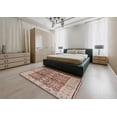 thumbnail image 4 of Ahgly Company Indoor Square Mid-Century Modern Sienna Brown Oriental Area Rugs, 7' Square, 4 of 6
