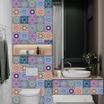 thumbnail image 2 of fastboy Wall Tile Vinyl Flower Wall Sticker Mural Tile Decal Waterproof Self-Adhesive Tile Sticker, MZ-2-100, Small, 2 of 8