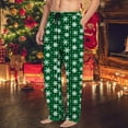 thumbnail image 5 of Pants For Men Christmas Pajama Drawstring And Pockets Christmas Gift Casual Pants, 5 of 5