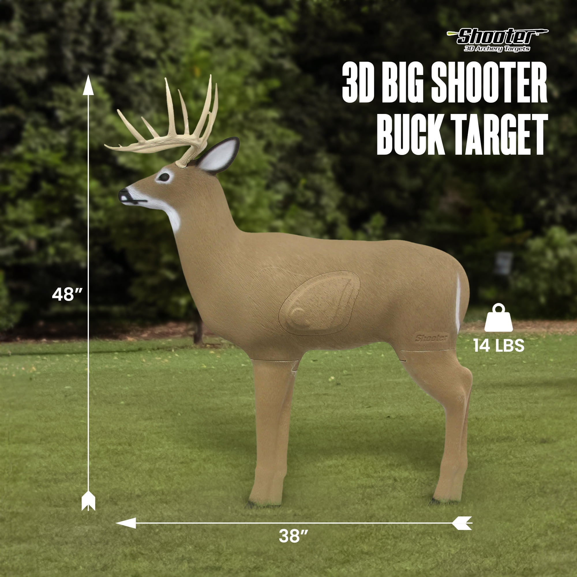 Shooter 3D Big Shooter Buck Target