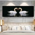 thumbnail image 3 of Pósteres e impresiones de One Piece Swans Love, pintura en lienzo de animales, arte de pared para sala de estar, dormitorio, decoración moderna del hogar sin marco, 3 of 5