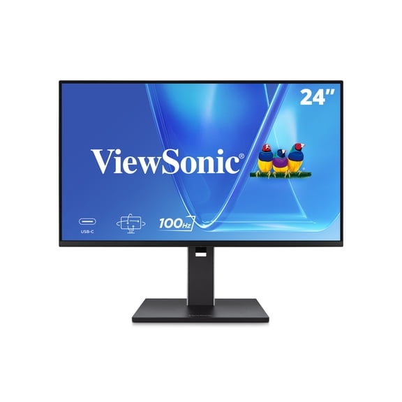ViewSonic VG2452 24 Inch IPS 1080p Ergonomic Monitor, 100Hz, USB Hub