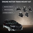 thumbnail image 2 of Juego de soporte de motor de transmisión Unique Bargains para Honda Accord 2.4L 2008-2012 | 1 juego para Acura TSX 2.4L 2009-2013, 2 of 7