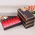 thumbnail image 1 of Xihbxyly Jabón de Baño con Aroma a Rosas, Caja de 18 Piezas con Forma de Corazón Floral, Jabón de Lujo para Un Lavado Rápido de Manos o Un Baño Relajante, Regalo Perfecto para Bodas o Fiestas, Color, 1 of 2