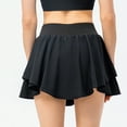 thumbnail image 6 of TMOYZQ Tennis Skirts for Women with Pockets Built-in-Shorts Lightweight Athletic Golf Skorts Skirts A-Line High Waisted Ruffle Layered Running Workout Skorts, 6 of 9