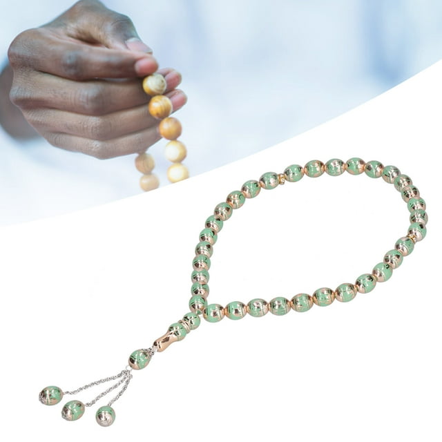 Cuentas De Oración Musulmanas Colores Brillantes Llamativos Textura Fina Agarre Cómodo Cuentas De Oración Tasbih, Material De Resina De Primera , Patrón único,