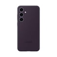 thumbnail image 1 of Funda de silicona para Samsung Galaxy S24+ Plus, color violeta oscuro, 1 of 9