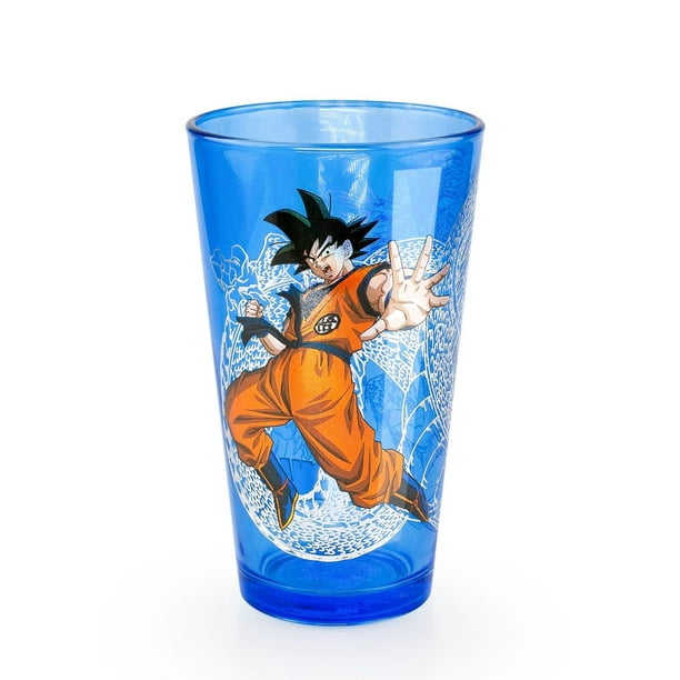 Dragon Ball 16 Oz Pint Glass Goku And Shenron Collectable Blue Drinking Cup Walmart Com Walmart Com