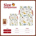 thumbnail image 3 of Pofeuu Dinosaur Print Burlap Bags with Drawstrings Drawstring Gift Bags Pouch Bag for Thankgiving Birthday Party Gift Wrapping Treats and Party Favors-Small, 3 of 9