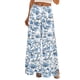 thumbnail image 1 of Pantalones de Cintura Alta de Pierna Ancha para Mujeres de Moda sin Posicionamiento Impreso Cordón de Cintura Elástica Bolsillo Pantalones de Longitud Completa para Ocasional Y Ocio, 1 of 4