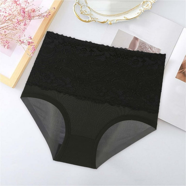 adviicd Panty s Women's Signature Smooth Microfiber Hi-Cut Underwear Black  XX-Large