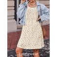 thumbnail image 5 of Avidlove Nightgowns for Women Pleated Sleep Shirts Lace Trim Neck Sleep Dress Short Sleeve Night Shirts, 5 of 7