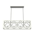 thumbnail image 6 of Hunter - Gablecrest 4-light Painted Concrete, Extra Large Chandelier, Dimmable, Transitional Style, Linear Shaped, for Bedrooms, Dining, Living Rooms - 19098, 6 of 10