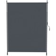 thumbnail image 1 of Auvent Latéral Rétractable 7 Pieds x 10 Pieds, Écran d'Intimité Extérieur Manuel avec Protection UV UPF40+, Cadre en Polyester Gris et Aluminium Résistant à l'Eau pour Patio, Balcon et Terrasse de Jardin, 1 of 7