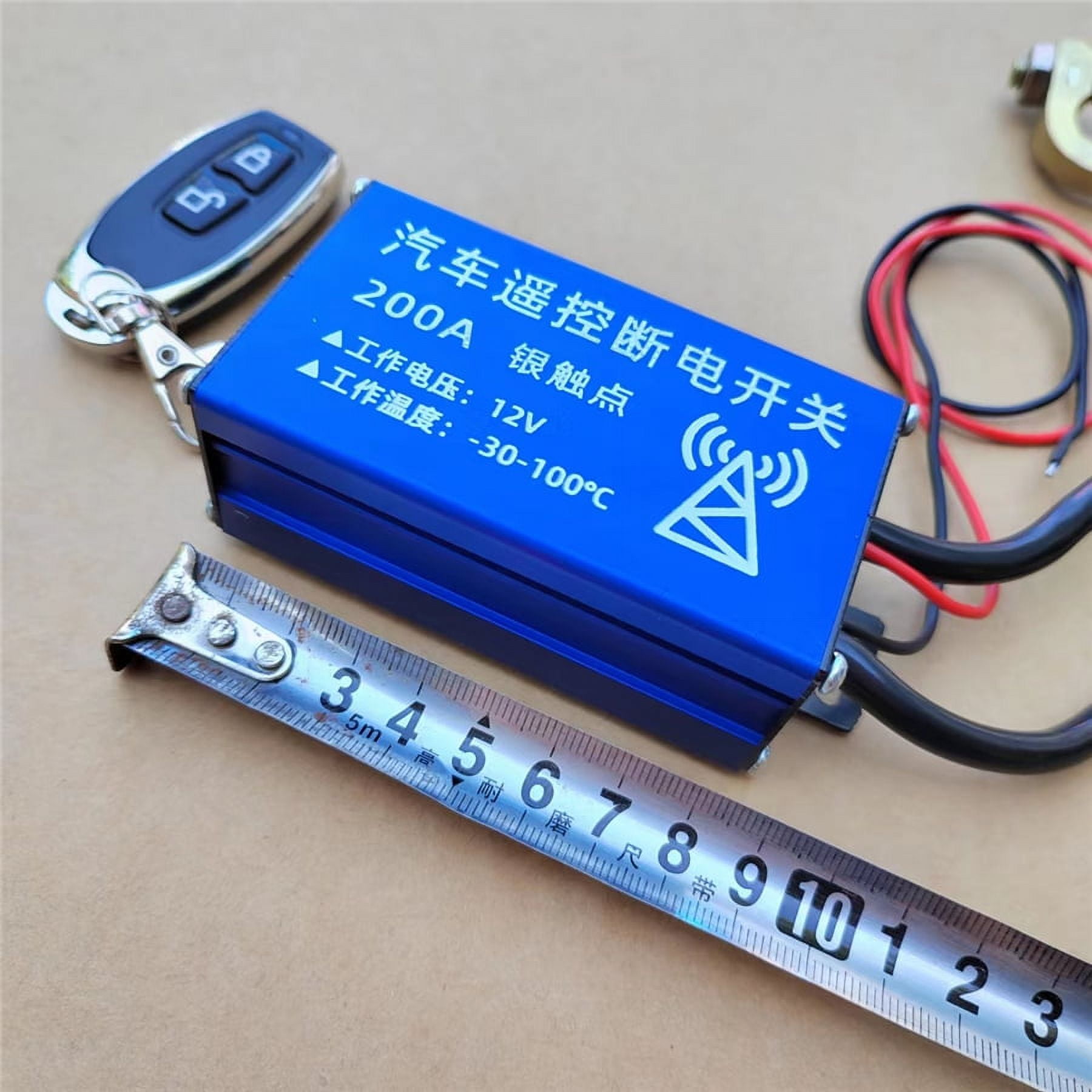 12V 200A Car Battery Disconnect Master Switch System Isolator w/Remote Control