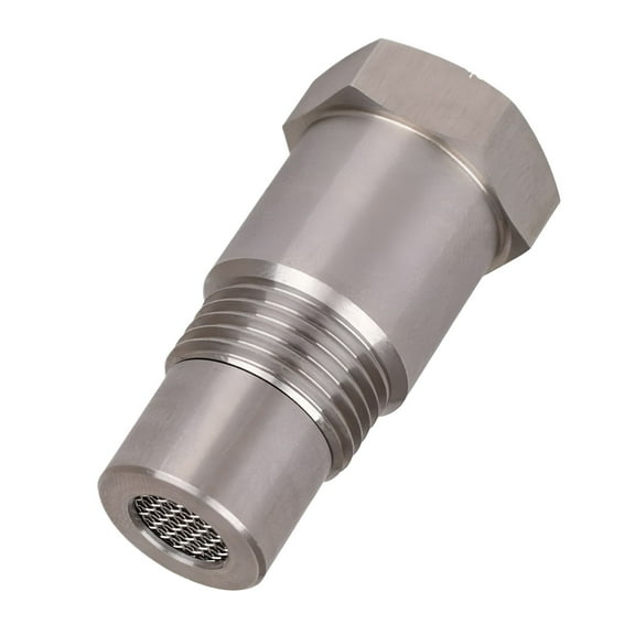 GJX 2026 New 1Pcs Mini Oxygen Catalyst Sensor for Automobile 46.516.016.9Mm Silver Stainless Steel for Car,Truck,Suv,Engine,Automotive Repair