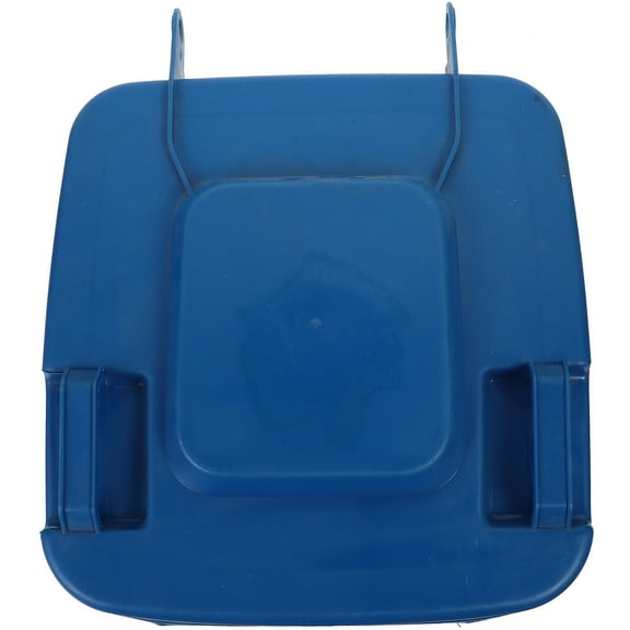 Eease 1PC Large Waste Bin Lid Trash Can Lid Plastic Trash Bin Lid Dustbin Accessories for Outdoor Garden Replacement (Blue, 50L)