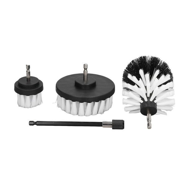 4-Piece Hiware Drill Brush Detailing Kit (White)