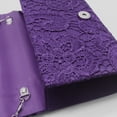 thumbnail image 3 of Elegante vestido de noche de encaje de flores para mujer, bolso de mano con bola, cartera de boda, 3 of 5