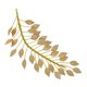 thumbnail image 3 of Banda Principal Nupcial Hugo Diadema con corona de pelo de hoja, 3 of 10