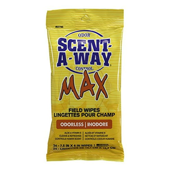 Hunters Specialties Scent-A-Way Field Wipes (24 Pack)