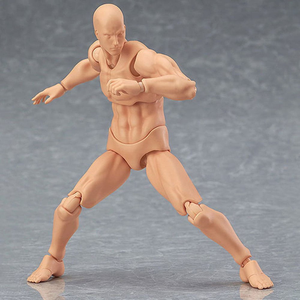 Generic 1 Set Anime Drawing Figures For Artists Body Action Figure Model Human Toy Doll Yellow A