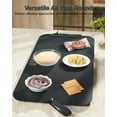 thumbnail image 2 of Food Warming Mat, iTRUSOU Electric Warming Tray Full Surface Heating 7 Adjustable Temperature 99 Hours Timing, Versatile Food Warmer for Parties Buff, 2 of 7