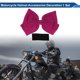 thumbnail image 2 of Accesorios de Casco de Motocicleta Decoración Lazo de Lujo de Doble Capa para Cascos de Motocicleta Bicicleta Esquí Rojo Rosa Tela Sticker 1 Set, 2 of 6