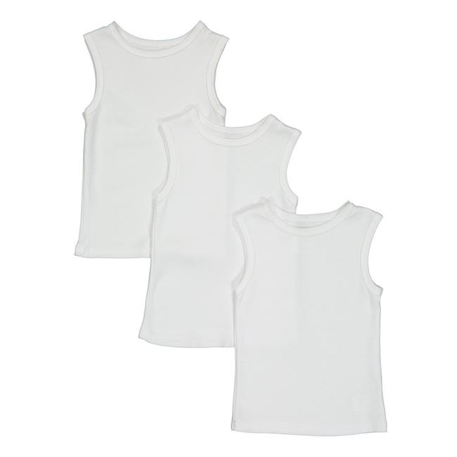 Sweet & Soft Sweet & Soft 2338018 White Baby Boy Tank Top, 1224