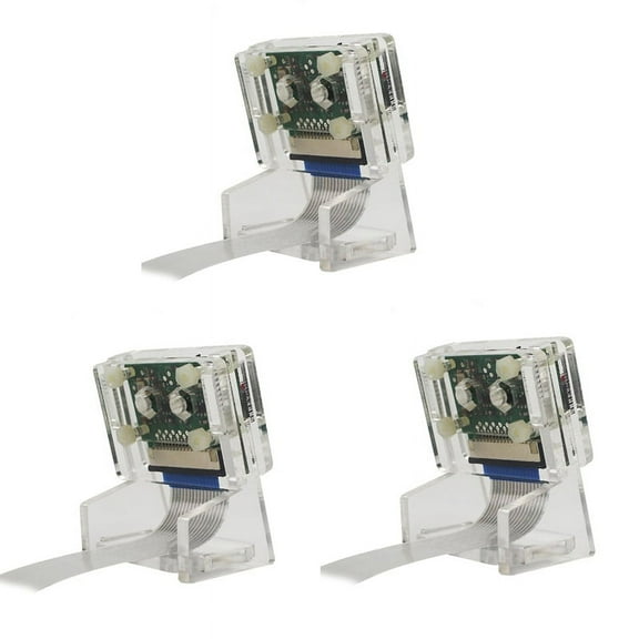 3X Ov5647 Mini Camera Acrylic Holder Transparent Webcam Bracket for 3 Camera,3 x Acrylic Holder for Raspberry Pi 3 Camera,transparent