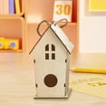thumbnail image 6 of DIY Wooden Birdhouse Kit - Unassembled Birdhouses with Paint Set, Brushes and Rope; Includes Two Birdhouses and Drawing Pen; No Nails, Screws or Glue Needed; Safe Outdoor Decor, 6 of 6