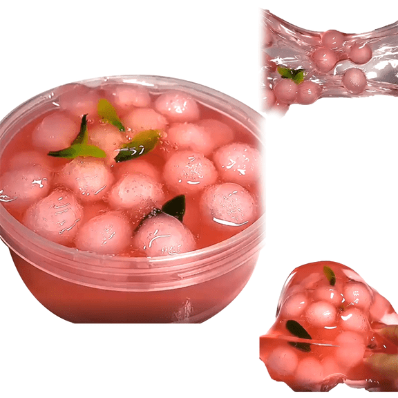 StlyGar Color Mixing Cloud Slime 2026 Peach Scented Stress Kids Crystal Toy for Kids,Toy Play,Stress Relief,Party,School,Home